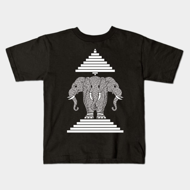 Elephant Skin Kids T-Shirt by laoapparel